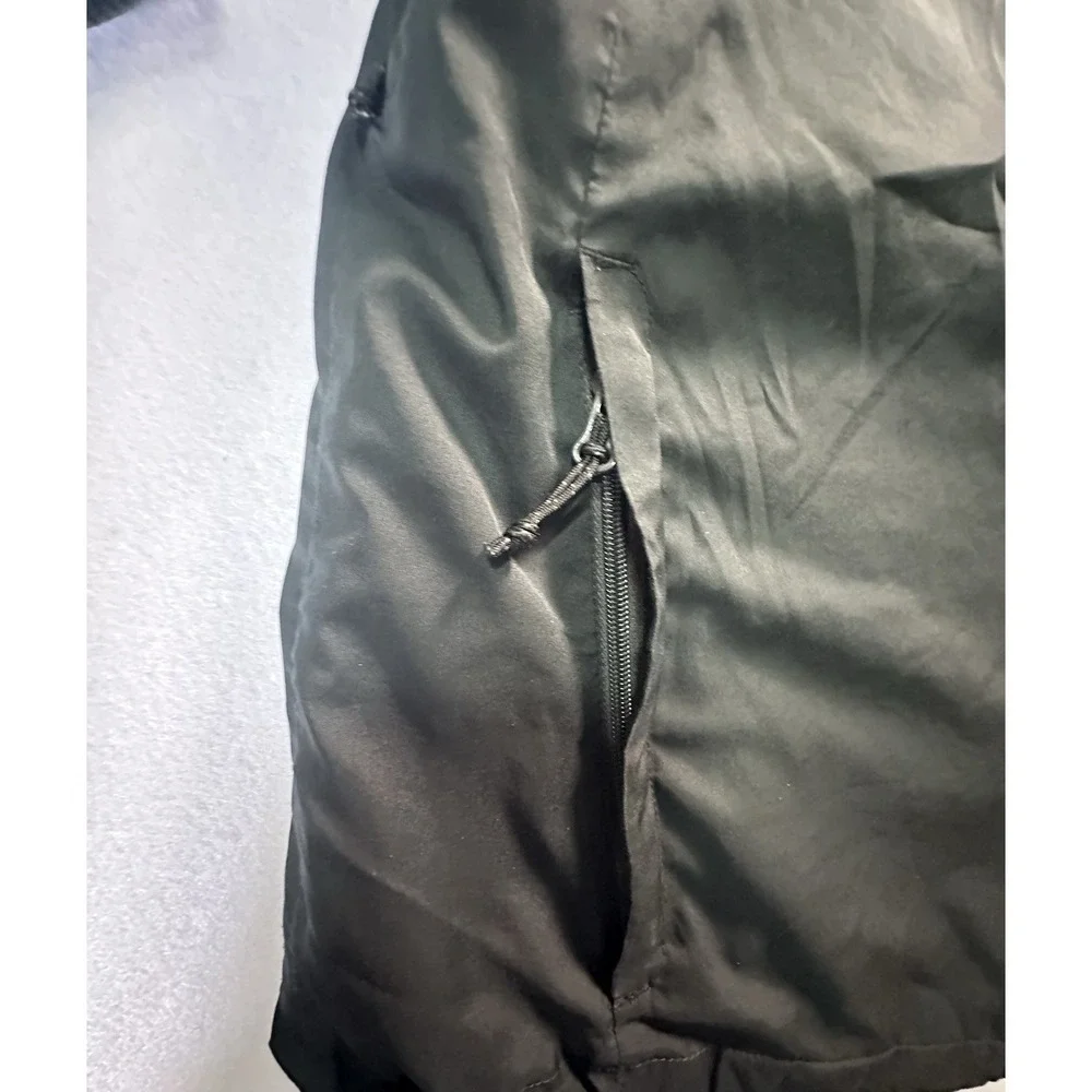 Columbia Windbreaker Jacket Black,  Size Large
